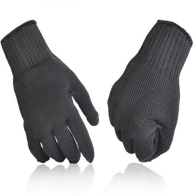Kevlarové ochranné pracovné rukavice - čierne 1