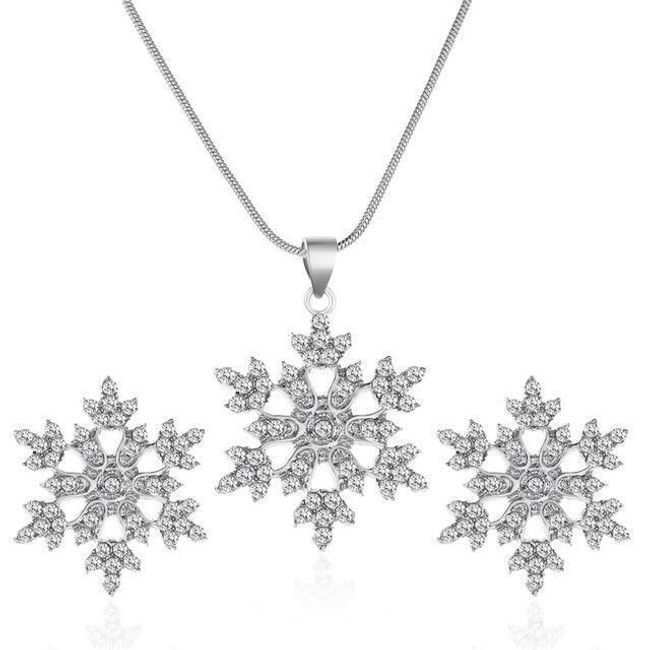 Komplet biżuterii Snowflake 1