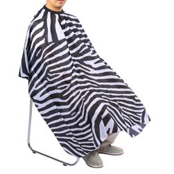Фризьорско палто с шарка на зебра