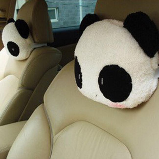 Panda párna az autó fejtámláján 1