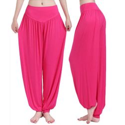 Pantaloni harem pentru femei - 12 culori Roz închis - 6, mărimi XS - XXL: ZO_221790-2XL