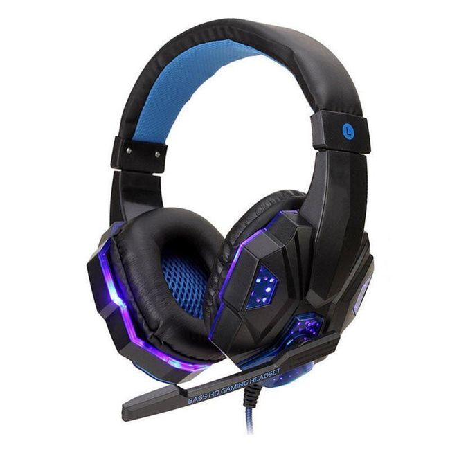 Gaming headphones with a microphone LED01 1