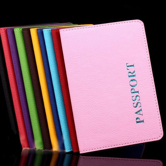 Puzdro na cestovný pas z PU kože - 10 farieb 1