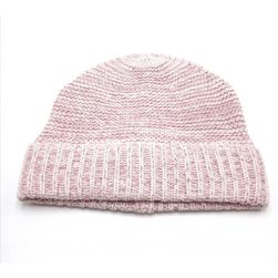Дамска плетена шапка OODJI, розова ZO_98-1E7950