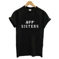 Koszulka dla najlepszych przyjaciół Czarny, Rozmiary XS - XXL: ZO_222684-S