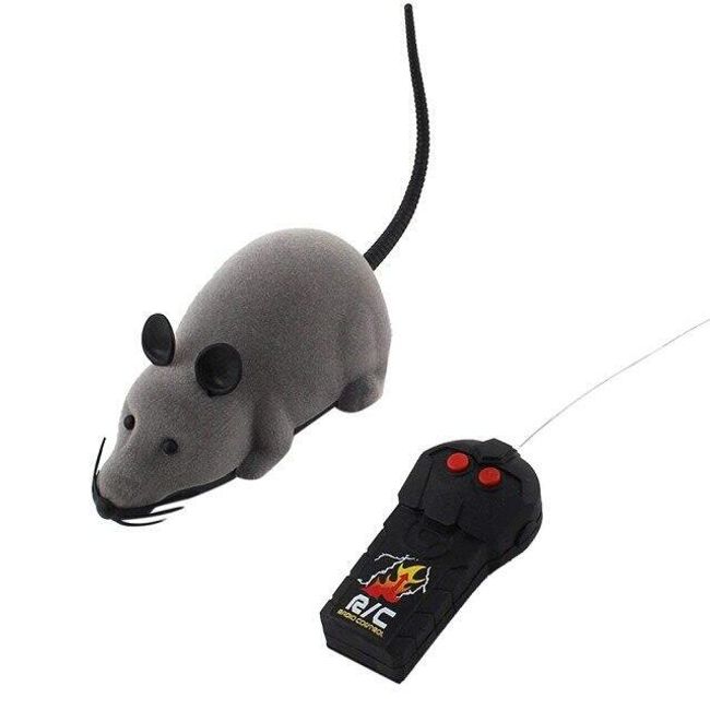 Myš na dálkové ovládání pro kočky Leia 1