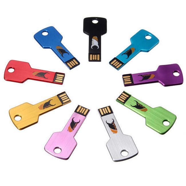 4GB flash disk ve tvaru klíče - 9 barev 1