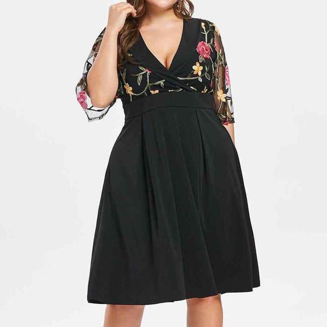 Women´s plus size dress Birgit 1