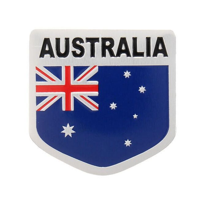 3D auto samolepka - australská vlajka - 5 x 5 cm  1