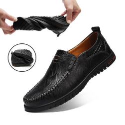 Мъжки мокасини Alfredo Black - размер 5.5, Размери на обувките: ZO_231579-38