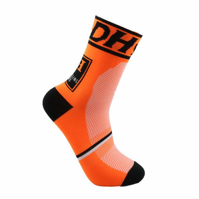 Спортни чорапи в сигнални цветове 1