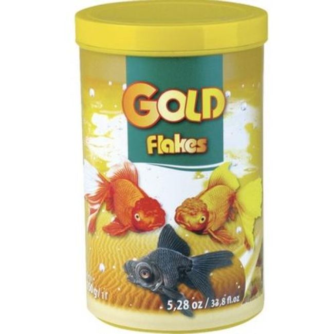 Пълноценна храна на люспи GOLD за златни рибки 150гр/1л ZO_243499 1