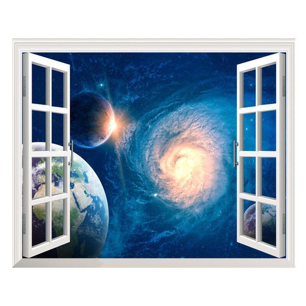 Nalepnica - pogled sa prozora u svemir