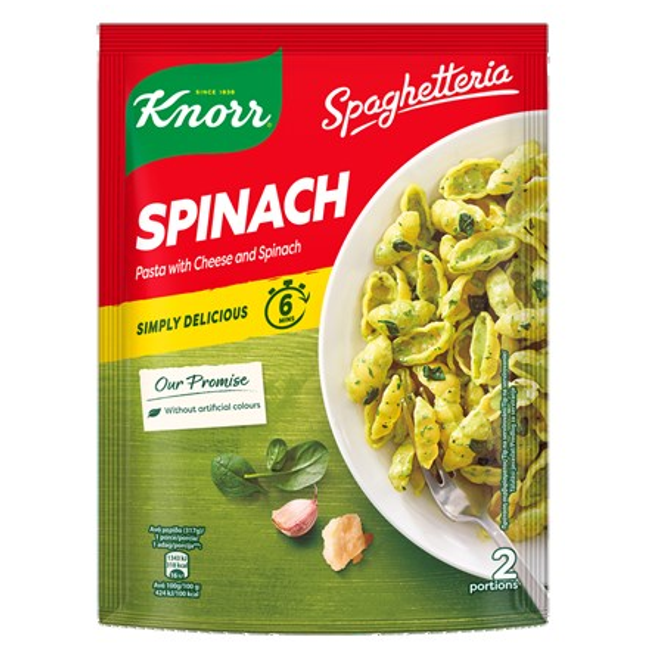 Spaghetteria Spinach Těstoviny se špenátem a sýrem 1x160g ZO_208649 1