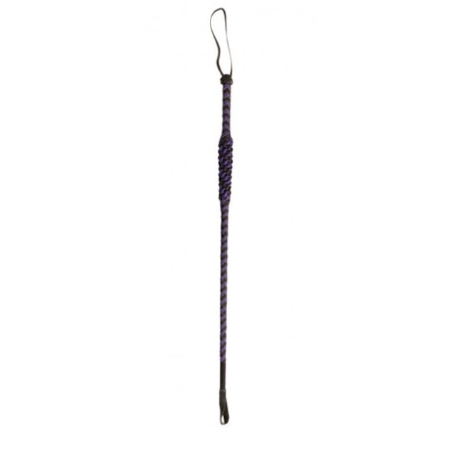 Črno - vijolična pletena dolga bata ZO_253003 1