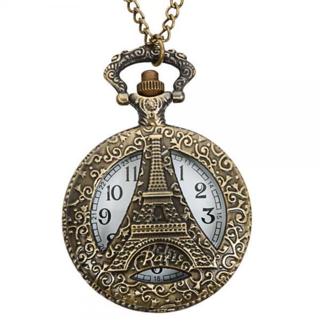 Kapesní hodinky s Eiffelovkou 1