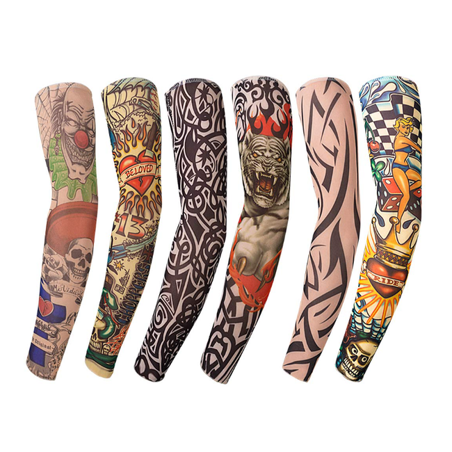 Комплект от 6 ръкава за татуировки, унисекс, различни видове в опаковката ZO_212951 1