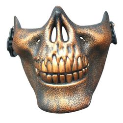 Halloweenská maska na obličej - lebka