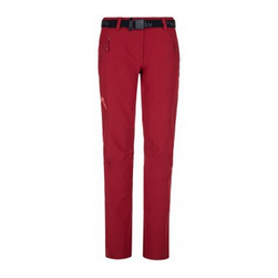 Ženske hlače za na prostem Wanaka - w Dark red, Barva: Rdeča, Tekstilne velikosti CONFECTION: ZO_199811-36