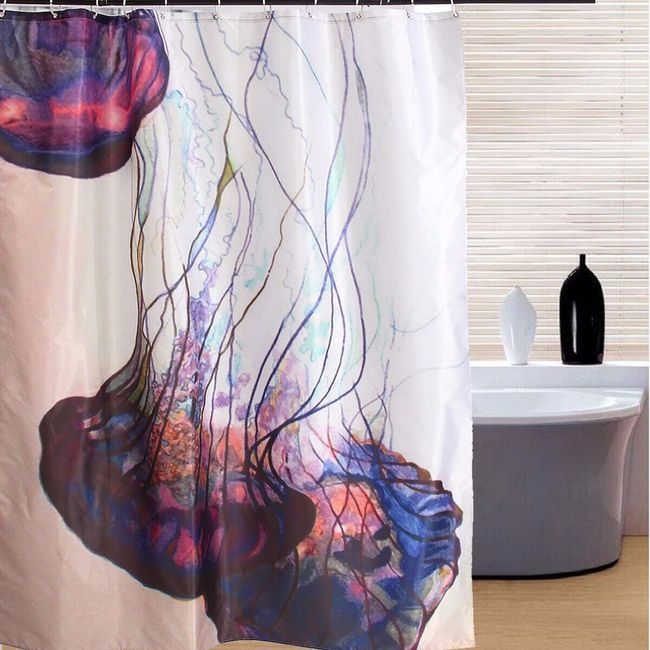 Sprchový závěs - medúza - 150 x 180 cm 1