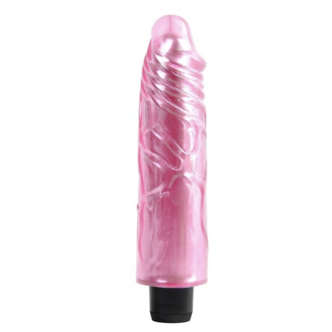 Růžový vibrátor Jelly Gems ZO_9968-M6624 1