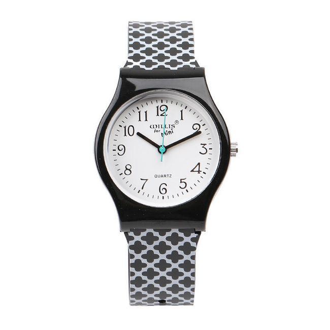 Dwukolorowy zegarek silikonowy - 2 kolory 1