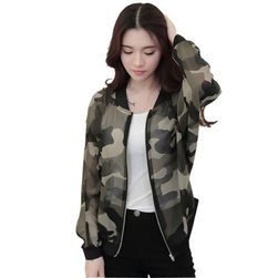 Geaca bomber cu model camuflaj