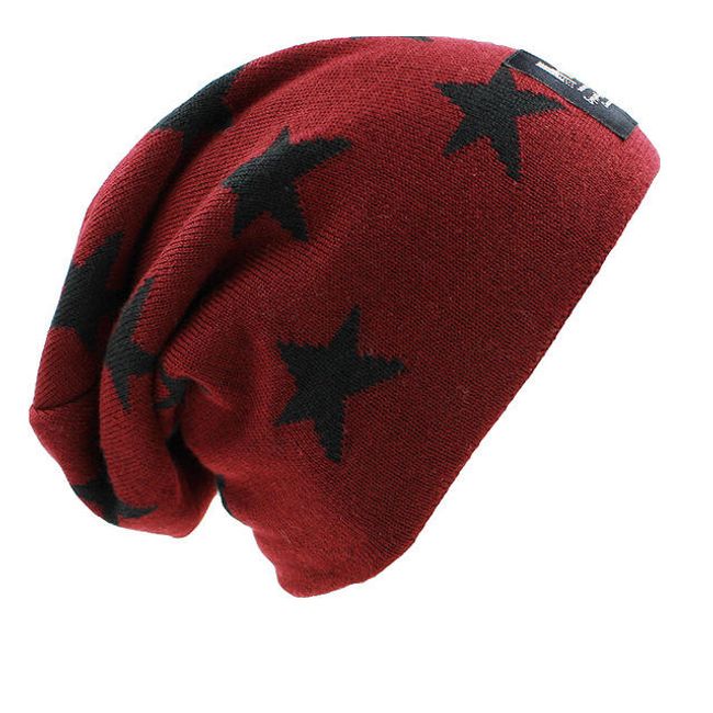 Унисекс изолирана шапка със звезди - 6 цвята 1