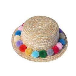 Straw bucket hat LK77