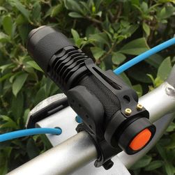 Zk20 3000LM Police ZOOM Q5 LED Ciclism Bicicletă Lampă pentru călărie 14500/AA Lanternă 360 Clip pentru lanternă Lampă SS_32868345505