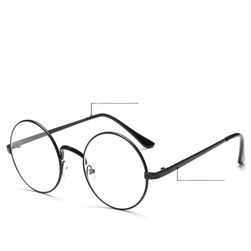 Kulaté brýle s čirými skly - 4 barvy
