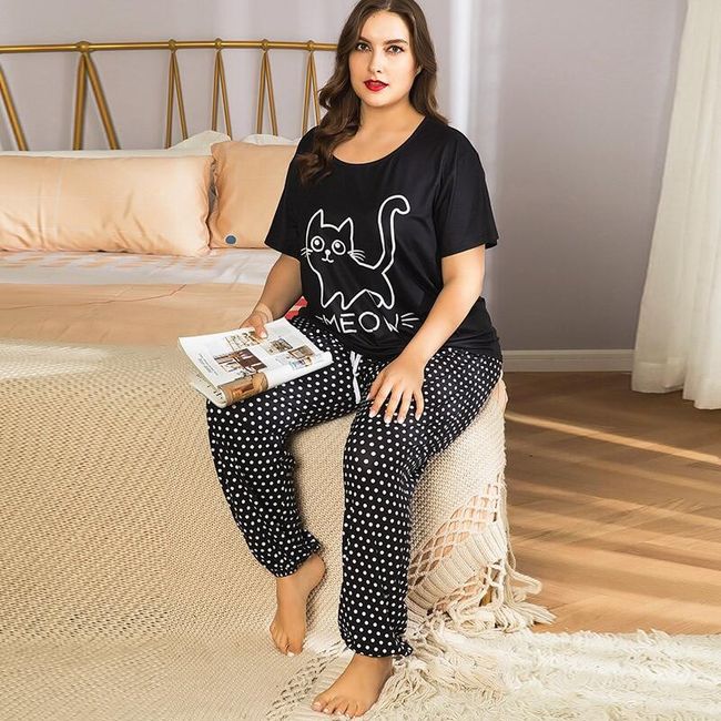 Ženska plus size pidžama TF3695 1