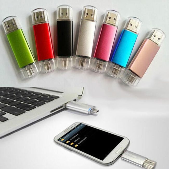USB és micro USB flash meghajtó-16 GB 1