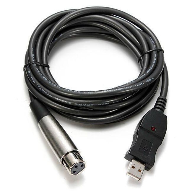 Mikrofonní USB kabel s XLR konektorem (samice) 1