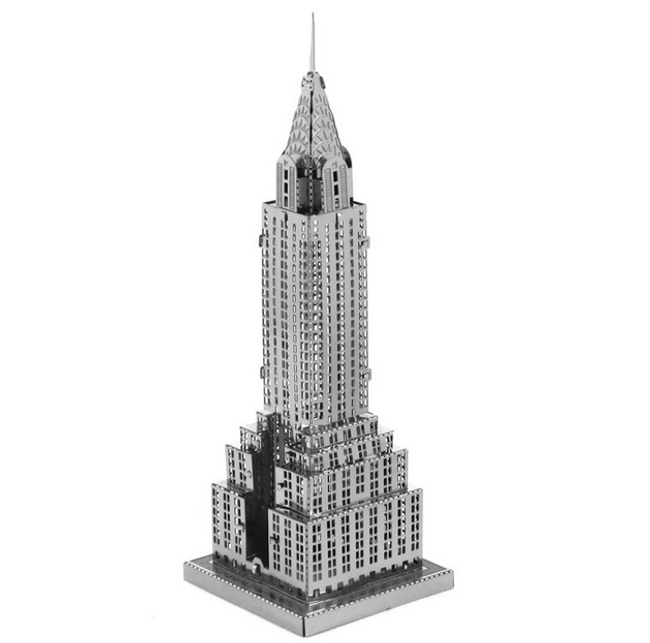3D kovové puzzle - Chrysler Building 1