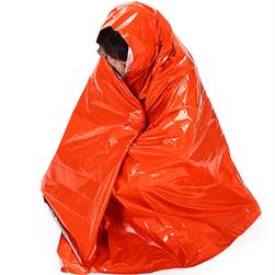 Záchranná deka první pomoci v oranžové barvě