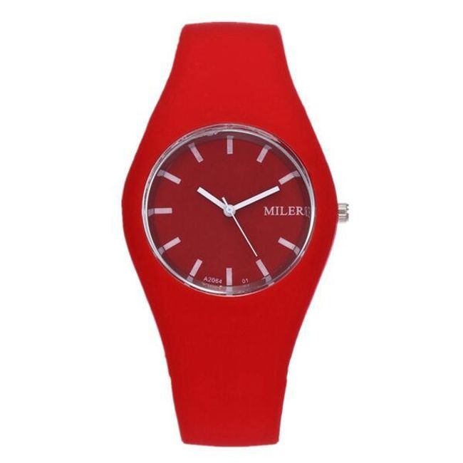 Barevné silikonové hodinky pro ženy - 9 barev 1