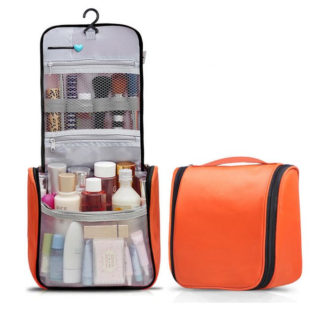 Praktická kosmetická taška s háčkem - 7 barev 1