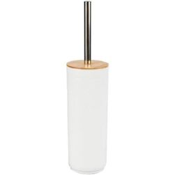 Toaletní štětka - bílá/bambus ZO_252505