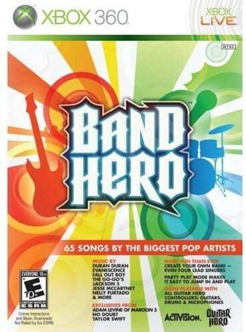 Hra (Xbox 360) Band Hero 1