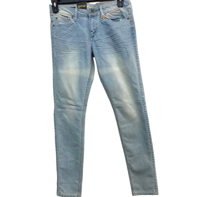 Dámske džínsy slim fit - svetlomodré, veľkosti KALHOTY: ZO_8f28adaa-2206-11ee-80ae-4a3f42c5eb17 1