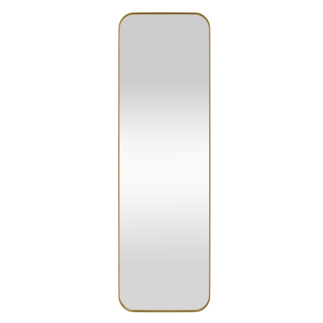 Nástěnné zrcadlo zlaté 30 x 100 cm obdélníkové ZO_344928-A 1