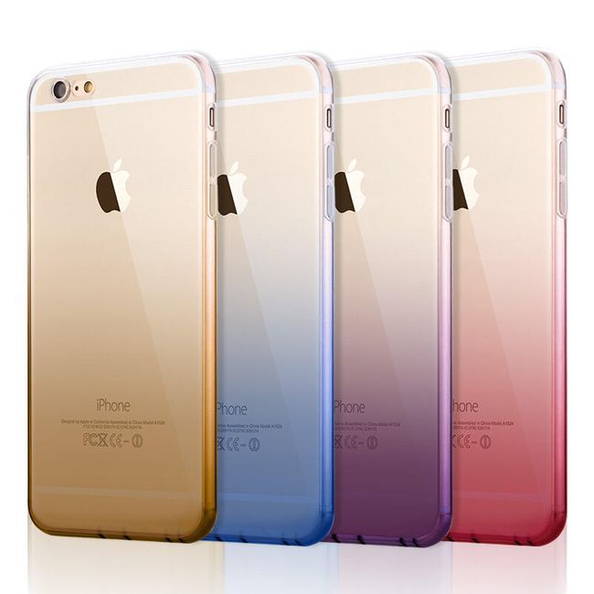 Transparentní obal pro mobilní telefon - iPhone 6, 6s, 7 Plus, Samsung Galaxy S6, S7  1