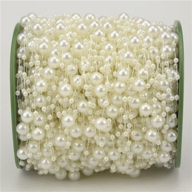 Ozdobný perlový řetízek B09233 1