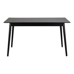 Fekete étkezőasztal Lotta, 140 x 90 cm ZO_156889