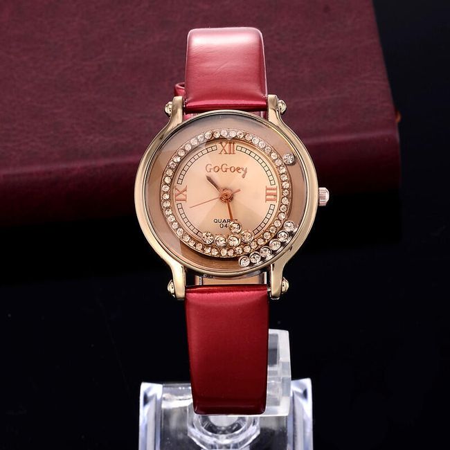 Дамски елегантен часовник с кристали - повече цветове 1