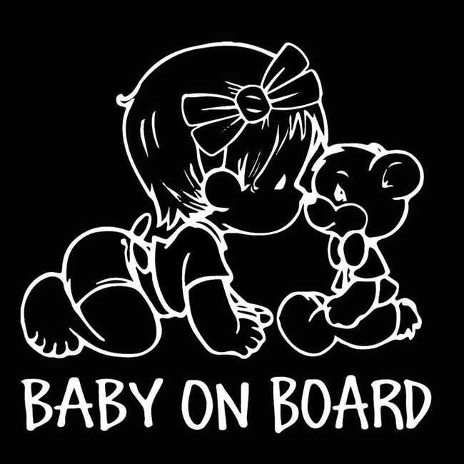 Nalepnica za auto Baby on board 1