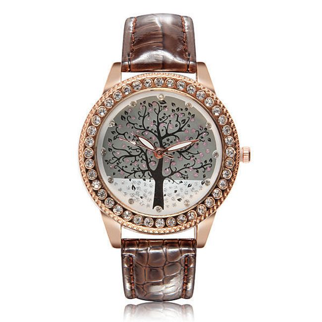 Dámské náramkové hodinky s motivem stromu 1