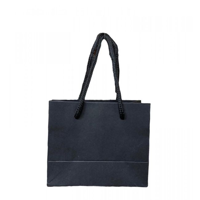 Luksusowa torba prezentowa - czarna - 120x100 mm ZO_261183 1