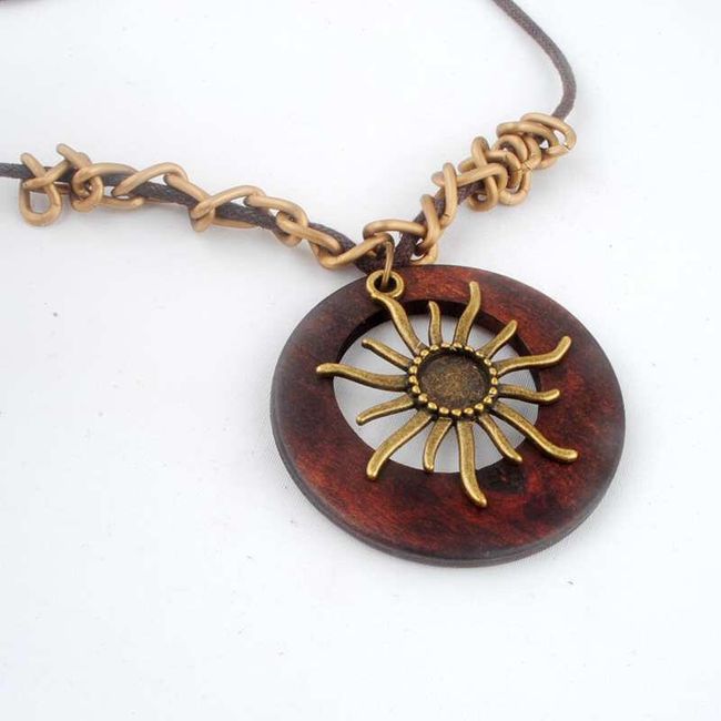 Dámsky vintage náhrdelník - slnko v duši 1